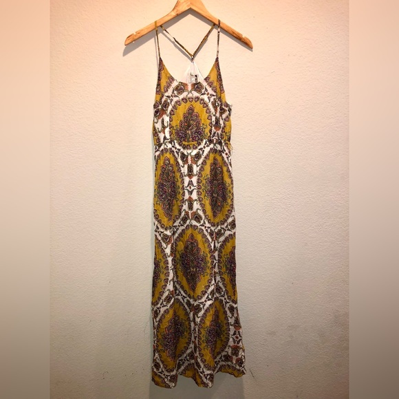 Anthropologie Dresses & Skirts - Anthropologie Akemi + Kin Golden Medallion Maxi Dress Size Sm